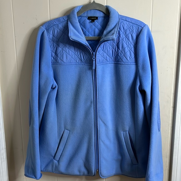 Talbots Periwinkle Fleece Jacket - Picture 1 of 5